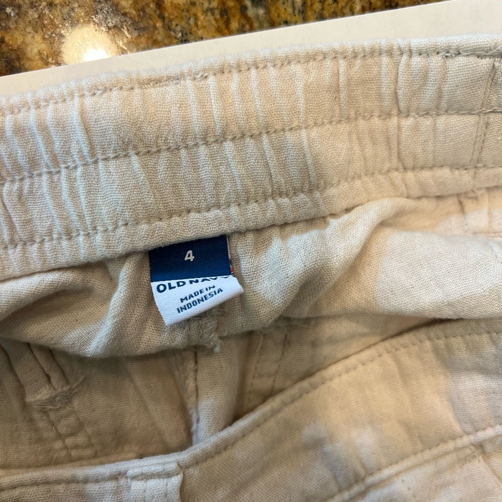 𝗡𝗪𝗢𝗧 Old Navy High Waisted Slouchy Cropped Work-Wear Pants for Women - Picture 6 of 7